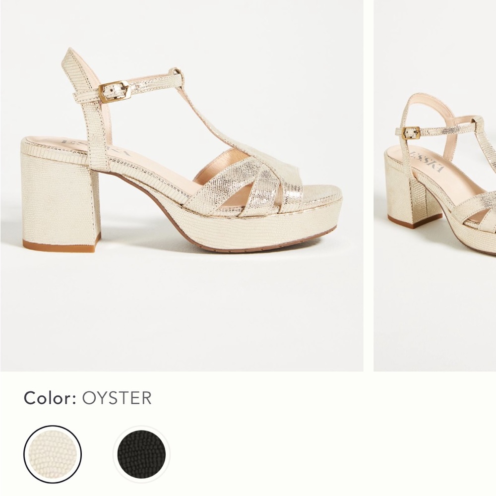 Gold Esska Charlie Anthropologie Platform Sandal